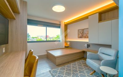 Apartamento com 25m², 1 dormitório, 1 vaga, no bairro Bela Vista em Porto Alegre para Alugar