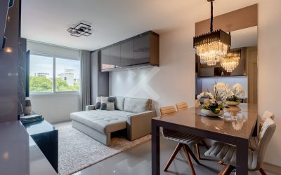 Apartamento com 53m², 1 dormitório, 1 suíte, 2 vagas, no bairro Três Figueiras em Porto Alegre para Comprar ou Alugar